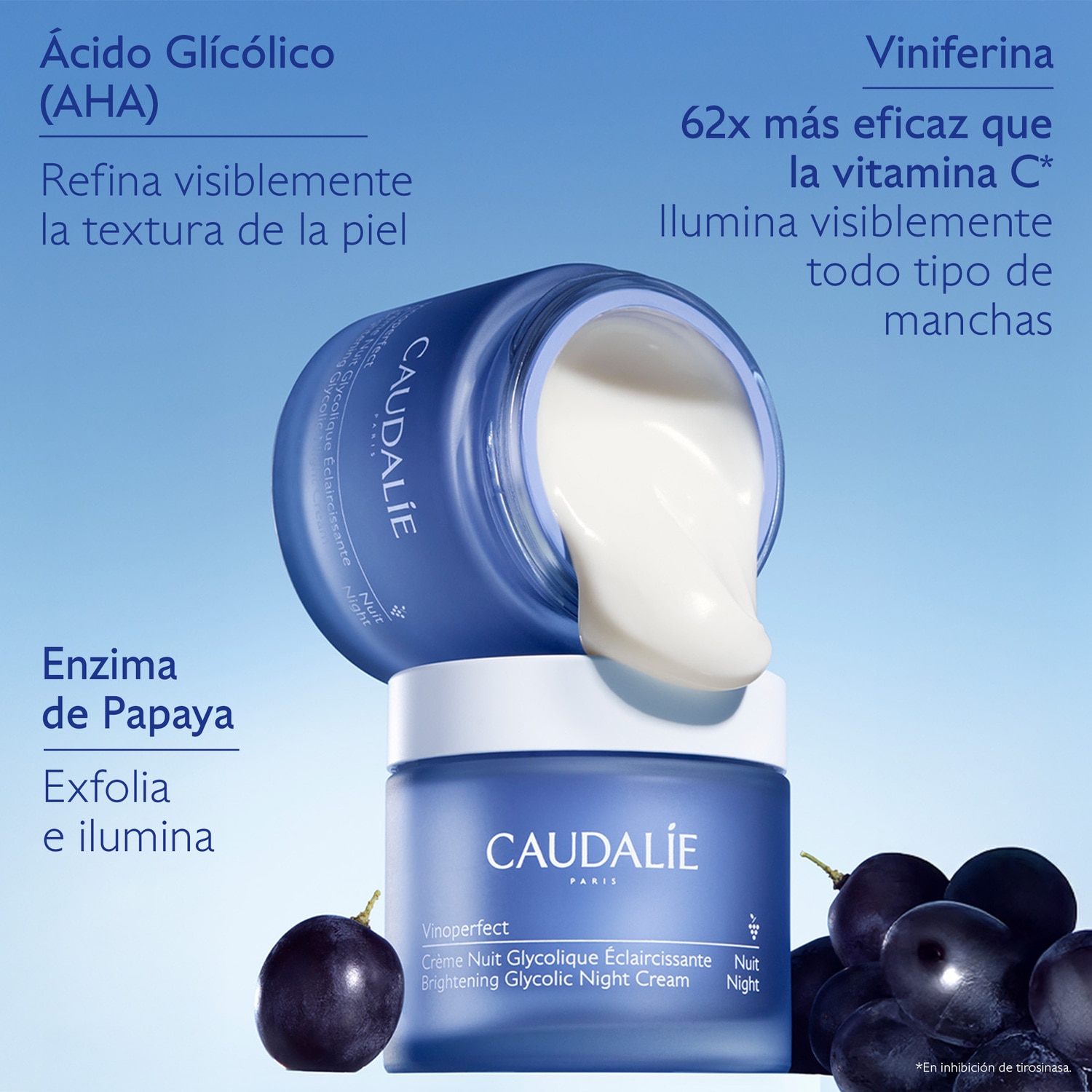 VINOPERFECT CREMA ILUMINADORA GLIC&Oacute;LICA DE NOCHE - REFILL (CREMA FACIAL NOCTURNA)